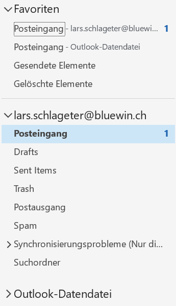 Outlook - Reihenfolge durch Drag & Drop verschieben