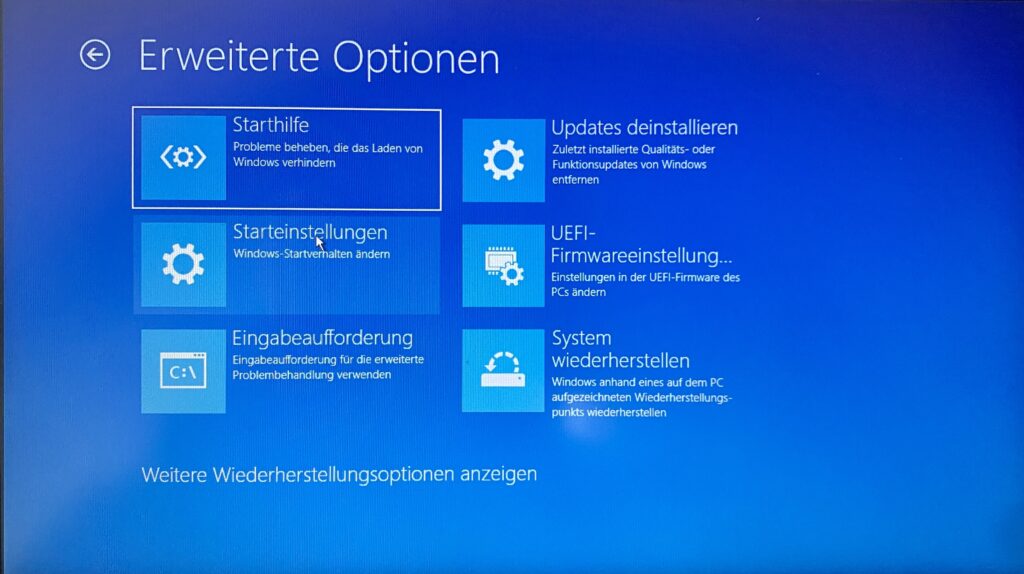 Abgesicherter Modus Windows