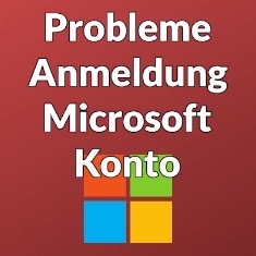 Anmeldung Microsoft Konto